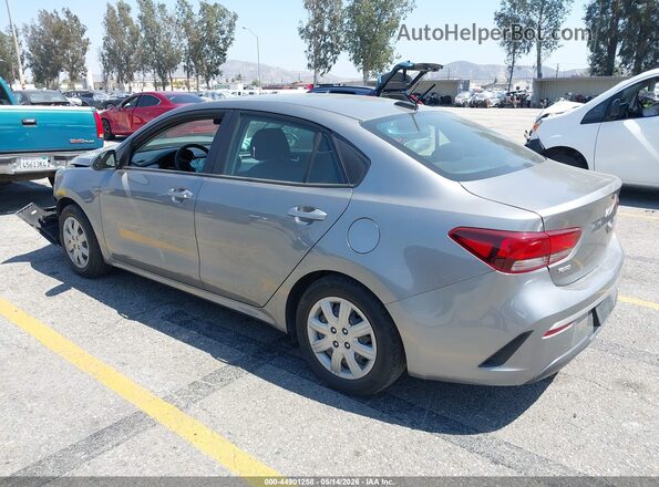 3KPA24AD6NE439600 2022 KIA RIO Gray Задня ліва чверть