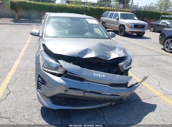 3KPA24AD6NE439600 2022 KIA RIO Gray Вид щитка приладів
