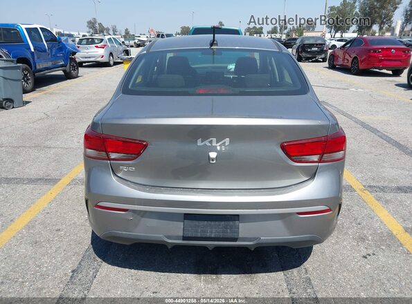 3KPA24AD6NE439600 2022 KIA RIO Gray 