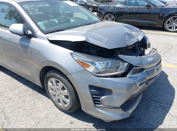 3KPA24AD6NE439600 2022 KIA RIO Gray 