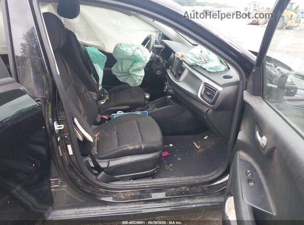 3KPA24AD7LE268028 2020 KIA RIO Black Widok wnętrza z przodu