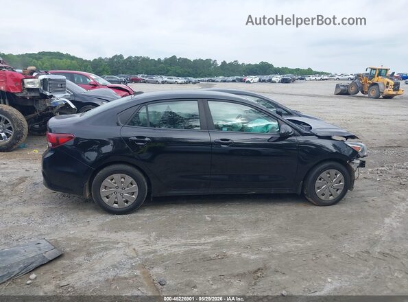 3KPA24AD7LE268028 2020 KIA RIO Black Widok zestawu wskaźników