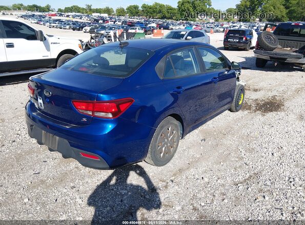 3KPA24AD7LE289168 2020 KIA RIO Blue Trasero derecho