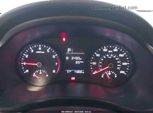 3KPA24AD7LE329314 2020 KIA RIO Белый Вид задних сидений