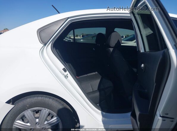 3KPA24AD7NE478857 2022 KIA RIO White Vista de la etiqueta del VIN