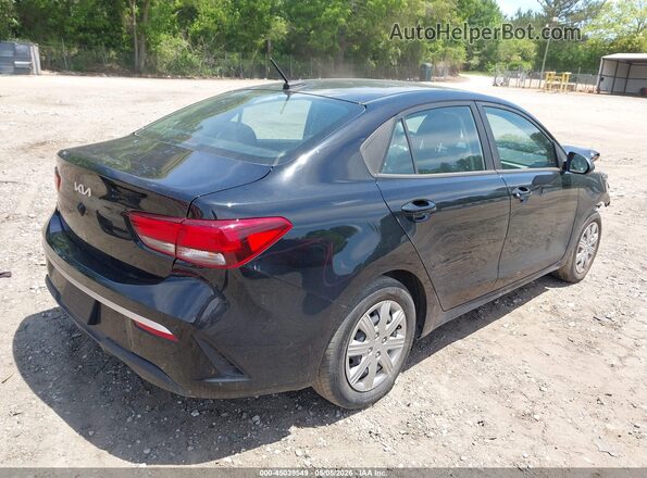 3KPA24AD7PE533763 2023 KIA RIO Black Trasero derecho
