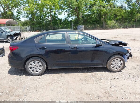 3KPA24AD7PE533763 2023 KIA RIO Black Vista interior de 360 grados