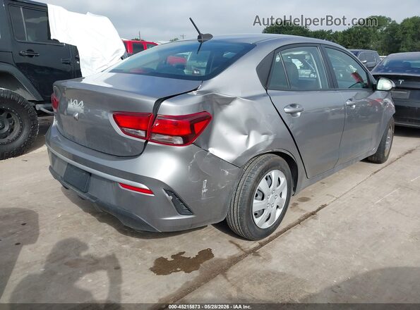 3KPA24AD7PE537554 2023 KIA RIO Серебряный Задняя правая четверть