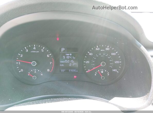 3KPA24AD8LE314840 2020 KIA RIO Silver Հետևի նստատեղերի տեսք