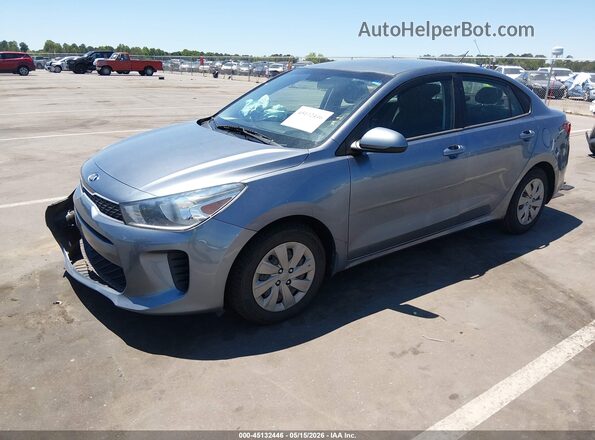 3KPA24AD8LE314840 2020 KIA RIO Silver Առջևի ձախ երեք քառորդ տեսարան