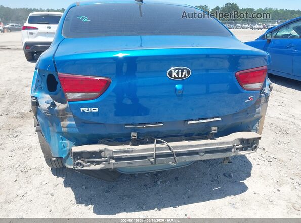 3KPA24AD8ME376742 2021 KIA RIO Blue წინა ხედი