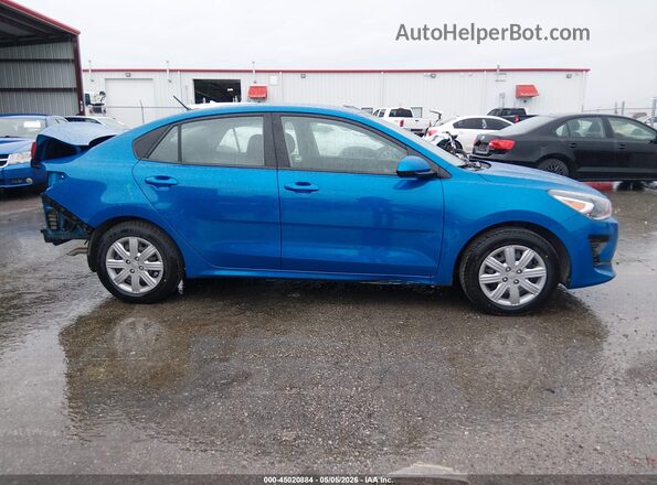 3KPA24AD8ME378734 2021 KIA RIO Blue Vista interior de 360 grados