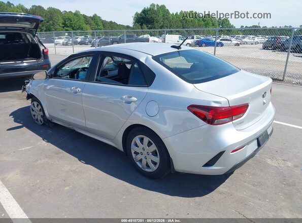 3KPA24AD8ME404121 2021 KIA RIO Silver Հետևի ձախ