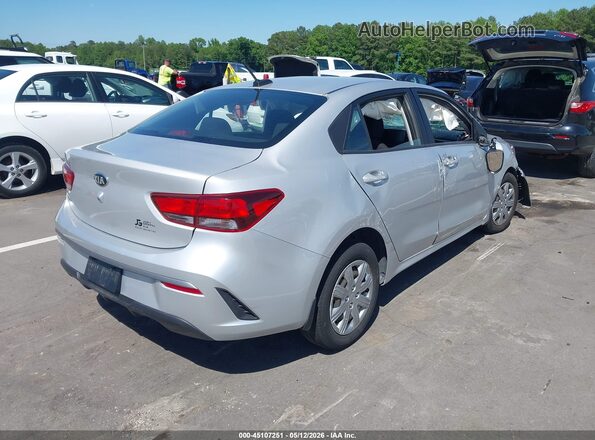 3KPA24AD8ME404121 2021 KIA RIO Silver Հետևի աջ