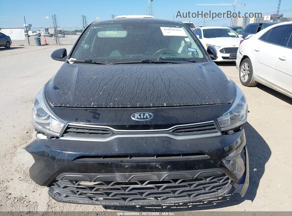 3KPA24AD8ME415359 2021 KIA RIO Черный Вид задней части салона
