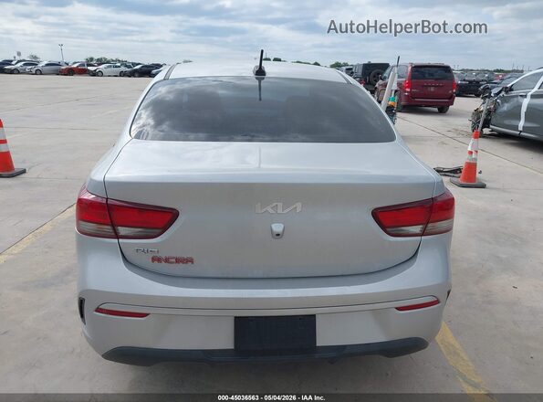 3KPA24AD8NE449674 2022 KIA RIO Silver 