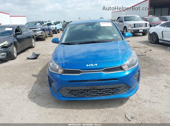 3KPA24AD8PE623679 2023 KIA RIO Blue Instrument cluster view