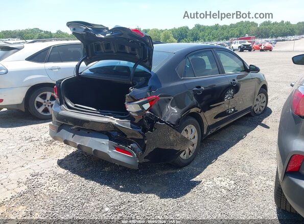 3KPA24AD9LE314328 2020 KIA RIO Black უკანა მარჯვენა