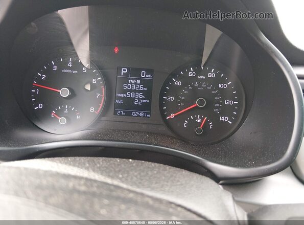 3KPA24AD9LE314328 2020 KIA RIO Black უკანა სავარძლების ხედი