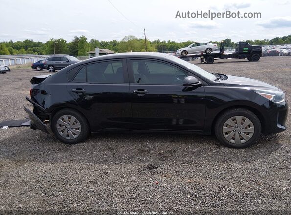 3KPA24AD9LE314328 2020 KIA RIO Black უკანა სალონის ხედი
