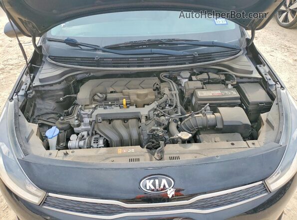 3KPA24AD9LE328262 2020 KIA RIO Black უკანა სალონის ხედი