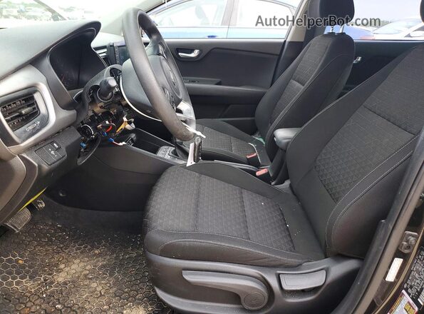 3KPA24AD9LE328262 2020 KIA RIO Black წინა სალონის ხედი