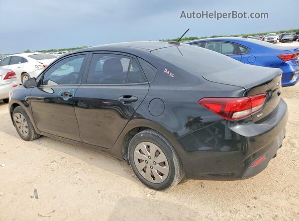 3KPA24AD9LE328262 2020 KIA RIO Black უკანა მარცხენა
