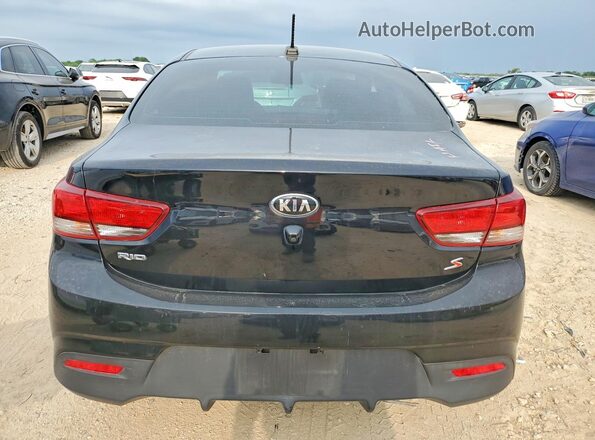 3KPA24AD9LE328262 2020 KIA RIO Black უკანა ხედი