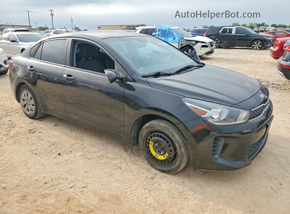 3KPA24AD9LE328262 2020 KIA RIO Black წინა მარჯვენა