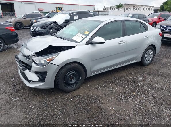 3KPA24AD9NE463096 2022 KIA RIO Silver Przód lewy