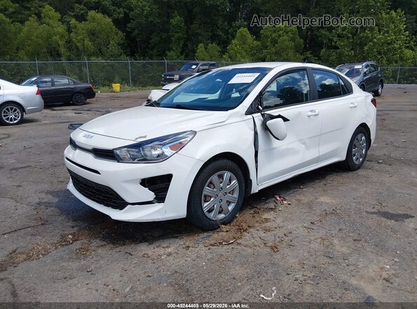 3KPA24AD9NE463454 2022 KIA RIO Белый Передняя левая четверть