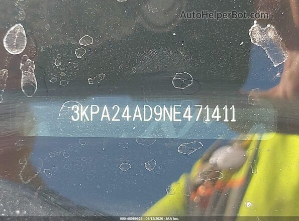 3KPA24AD9NE471411 2022 KIA RIO Красный 