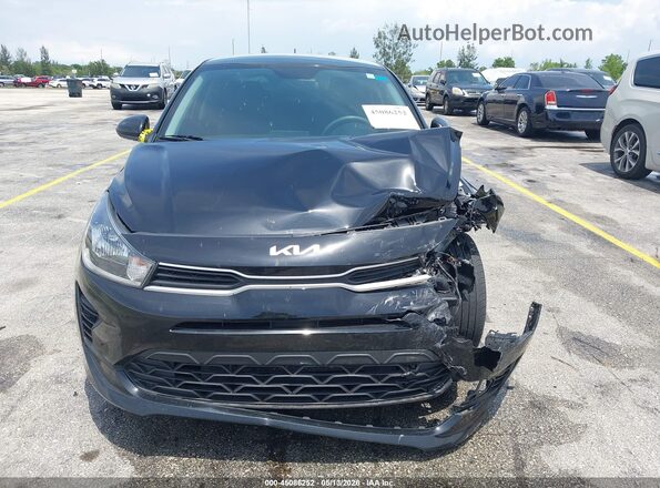 3KPA24AD9PE596878 2023 KIA RIO Black Vista del cuadro de instrumentos