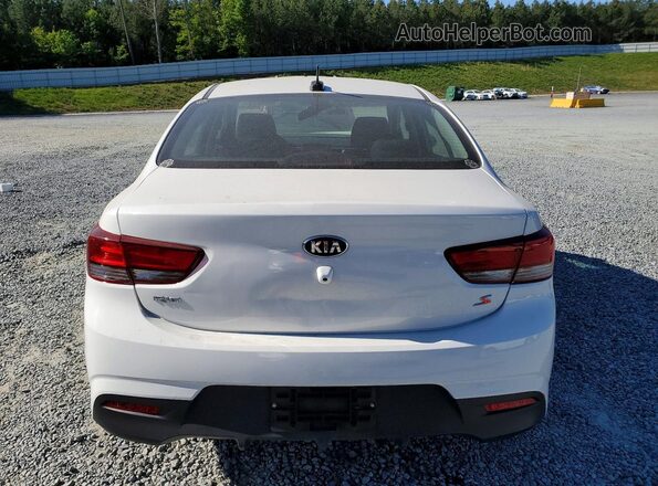3KPA24ADXLE313821 2020 KIA RIO Белый Вид сзади