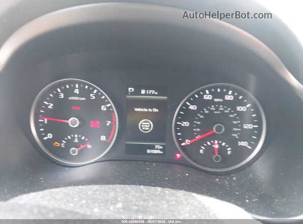 3KPA24ADXNE458229 2022 KIA RIO White Widok tylnych siedzeń