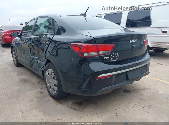 3KPA24ADXPE528699 2023 KIA RIO Black Trasero izquierdo