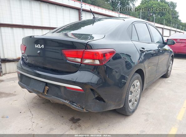 3KPA24ADXPE528699 2023 KIA RIO Black Trasero derecho