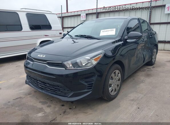 3KPA24ADXPE528699 2023 KIA RIO Black Vista tres cuartos delantera izquierda