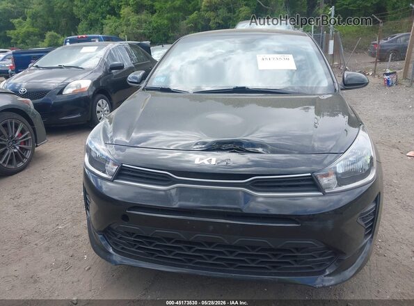 3KPA24ADXPE565591 2023 KIA RIO Black Widok zestawu wskaźników