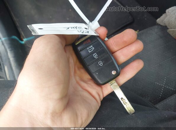 3KPA24ADXPE565591 2023 KIA RIO Black Widok deski rozdzielczej