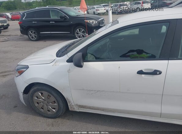 3KPA25AB0JE074149 2018 KIA RIO White Widok zestawu wskaźników
