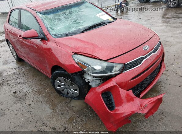 3KPA25AB3JE088627 2018 KIA RIO Red Սարքավորումների վահանակի տեսք
