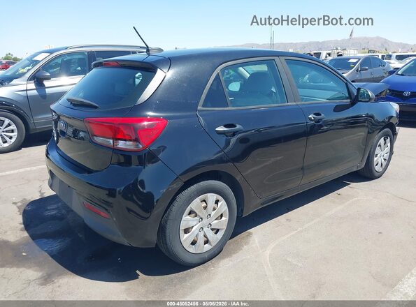 3KPA25AB4JE050534 2018 KIA RIO Black უკანა მარჯვენა