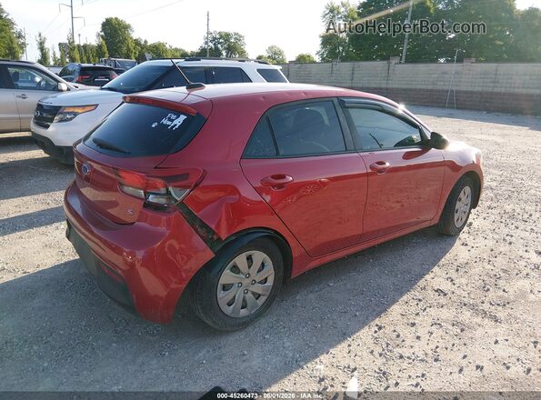 3KPA25AB7KE179367 2019 KIA RIO 5-DOOR Red Задня права чверть