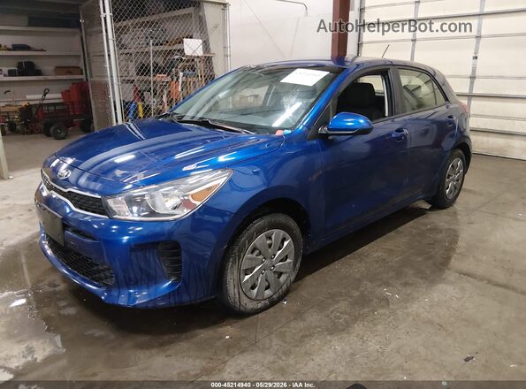 3KPA25AD3LE348982 2020 KIA RIO 5-DOOR Синий Передняя левая четверть