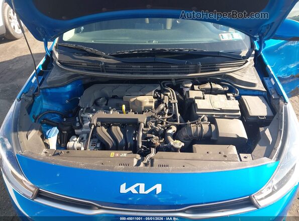 3KPA25AD3PE629525 2023 KIA RIO 5-DOOR Blue Widok z tyłu