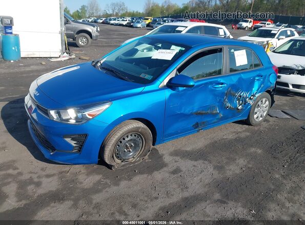 3KPA25AD3PE629525 2023 KIA RIO 5-DOOR Blue Przód lewy