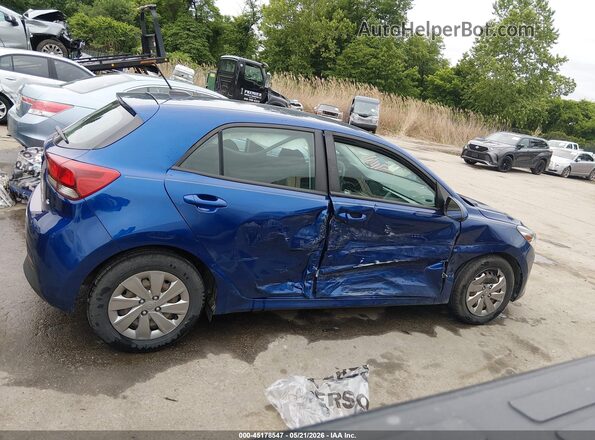 3KPA25AD4LE268218 2020 KIA RIO 5-DOOR Синий Вид задней части салона