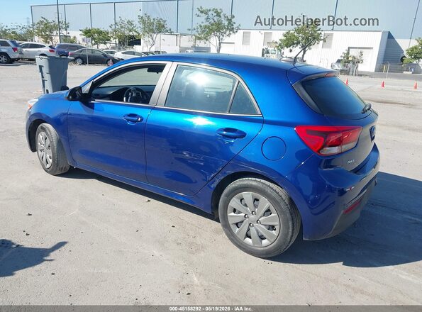 3KPA25AD4LE349414 2020 KIA RIO 5-DOOR Blue Rear left