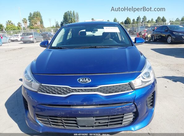 3KPA25AD4LE349414 2020 KIA RIO 5-DOOR Blue Dashboard view